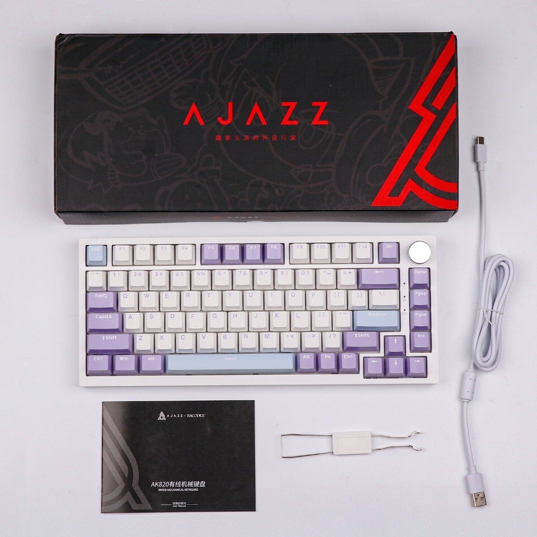 AJAZZ AK820 75% Gasket-Mounted Mechanical Keyboard