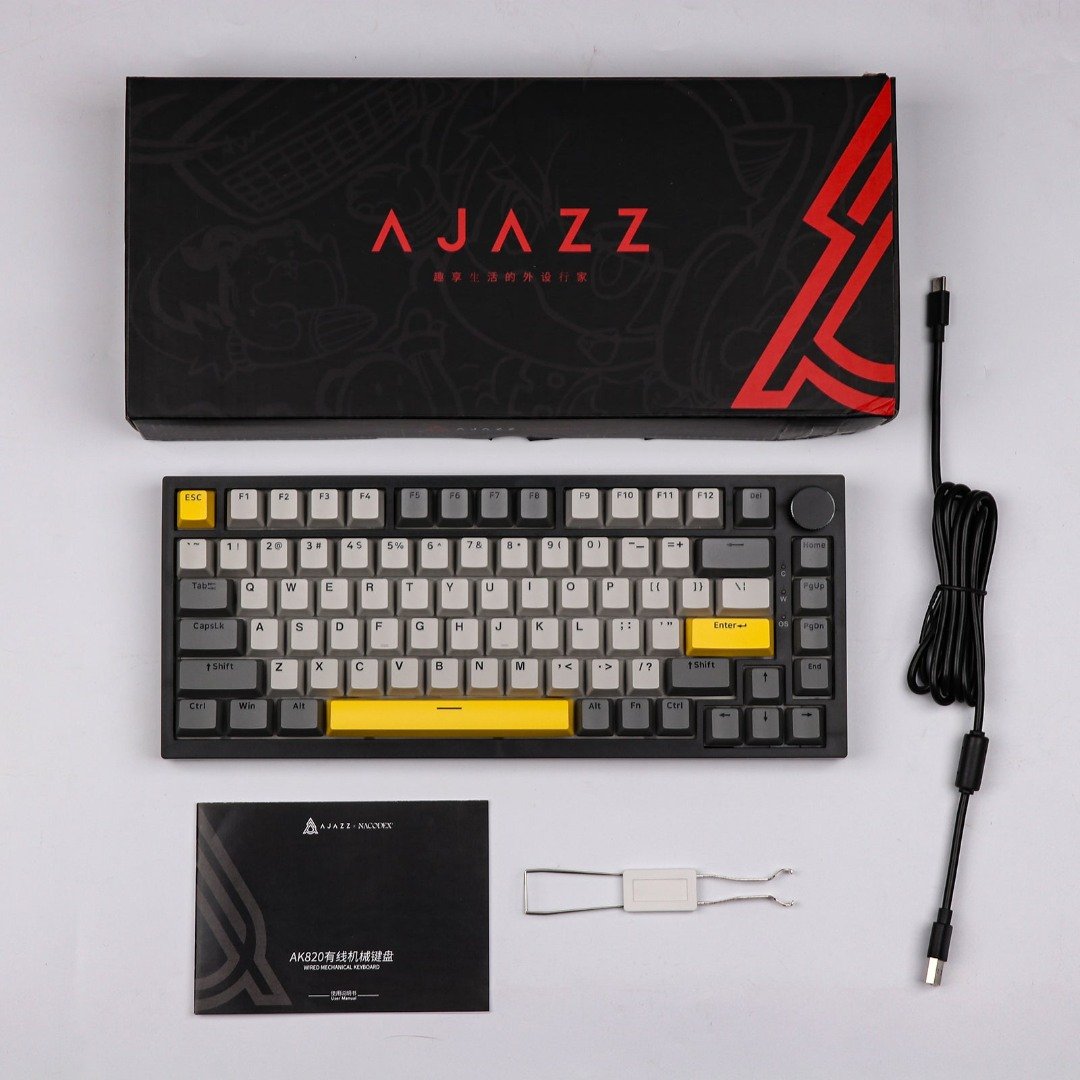 AJAZZ AK820 75% Gasket-Mounted Mechanical Keyboard
