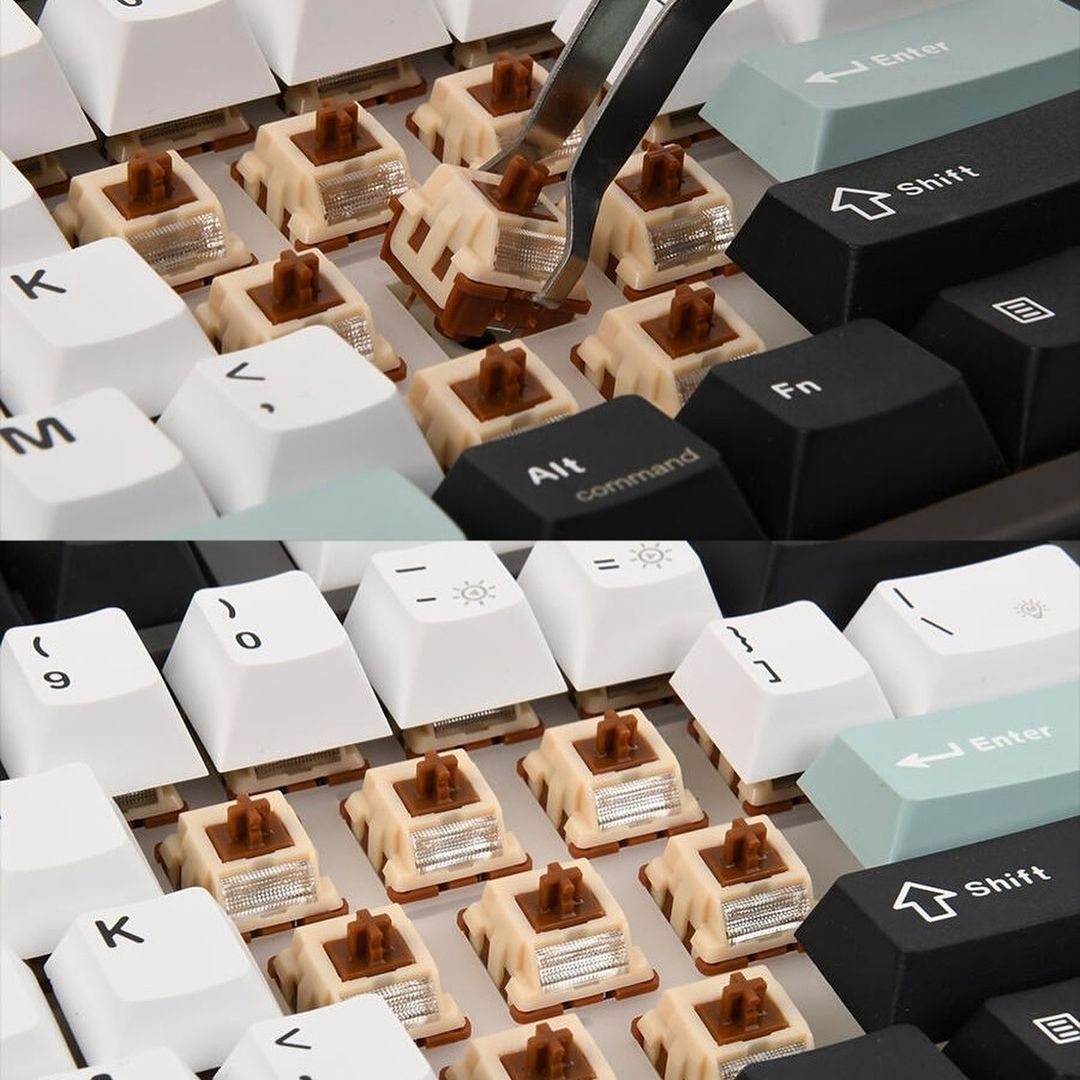 AJAZZ AK870 Hot-Swap Mechanical Keyboard