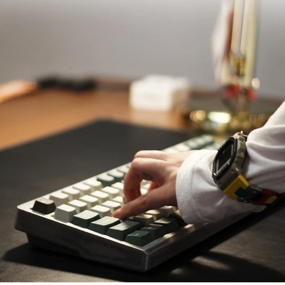 AJAZZ QS87 Max CNC Aluminum Alloy Mechanical Keyboard