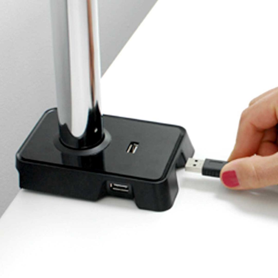 Arctic Z1 (Gen 3) Desk Mount Monitor Arm with USB Hub