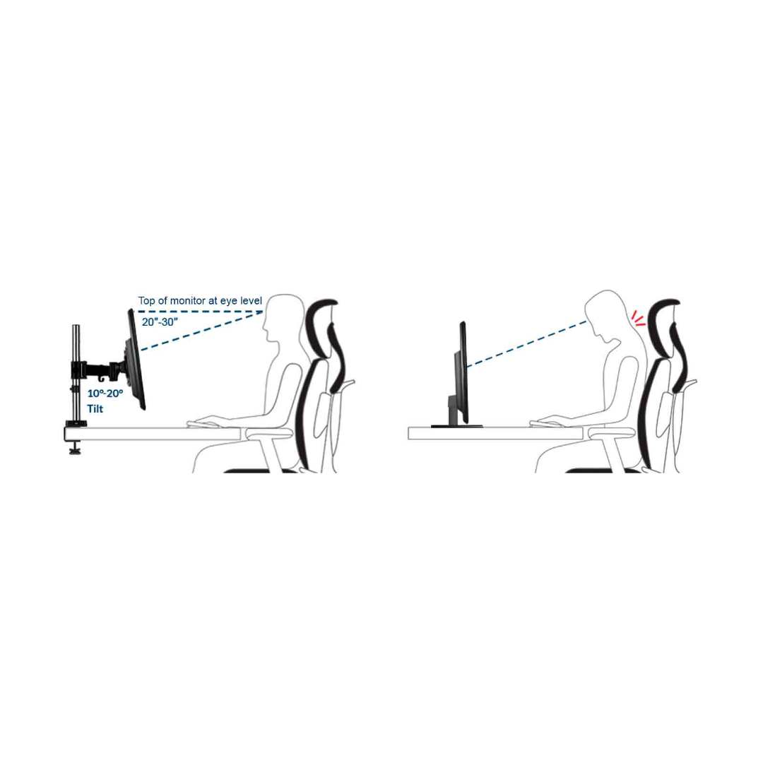 Arctic Z1 (Gen 3) Desk Mount Monitor Arm with USB Hub