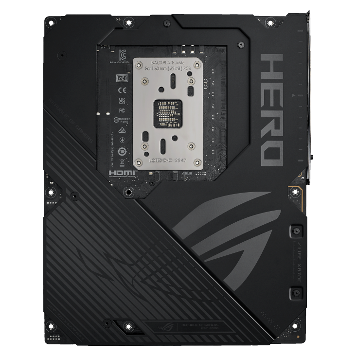 Asus Rog Crosshair X870E Hero AMD Socket AM5 ATX Motherboard