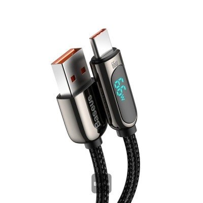 Baseus CASX020101 (2 Meter) Display Fast Charging Data Cable (66W)