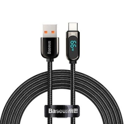 Baseus CASX020101 (2 Meter) Display Fast Charging Data Cable (66W)