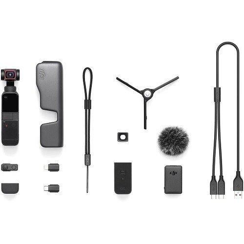 DJI Osmo Pocket 2 Creator Combo 3 Axis Gimbal Stabilizer Action Camera