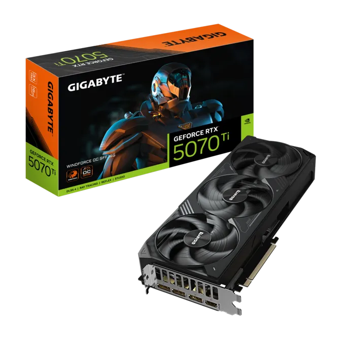 Gigabyte GeForce RTX 5070 Ti WINDFORCE OC SFF 16G GDDR7 Graphics Card