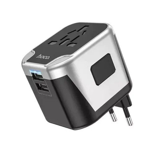 Hoco AC5 Dual USB Universal Travel Adapter