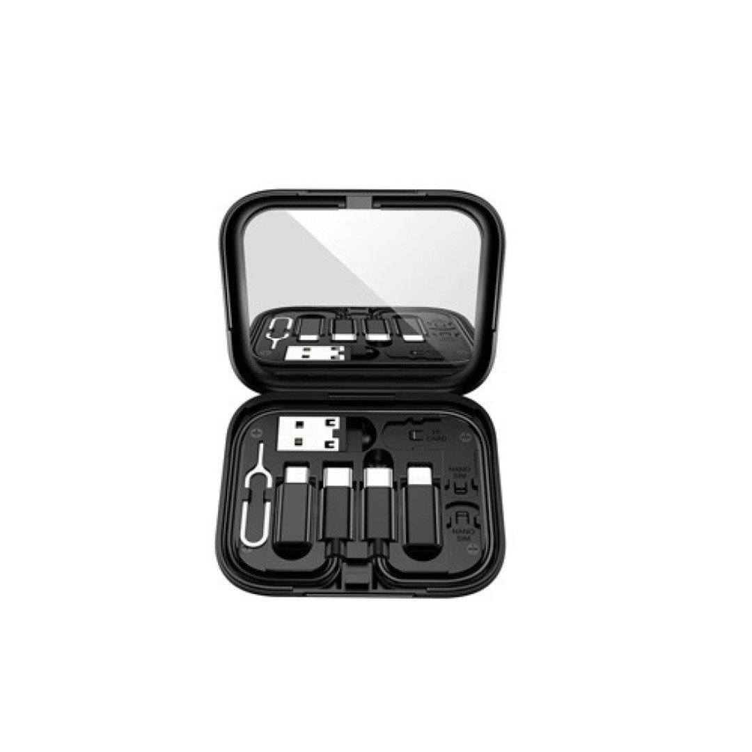 Hoco U114 Treasure Box Storage Multi Functional Charging Data Cable Set