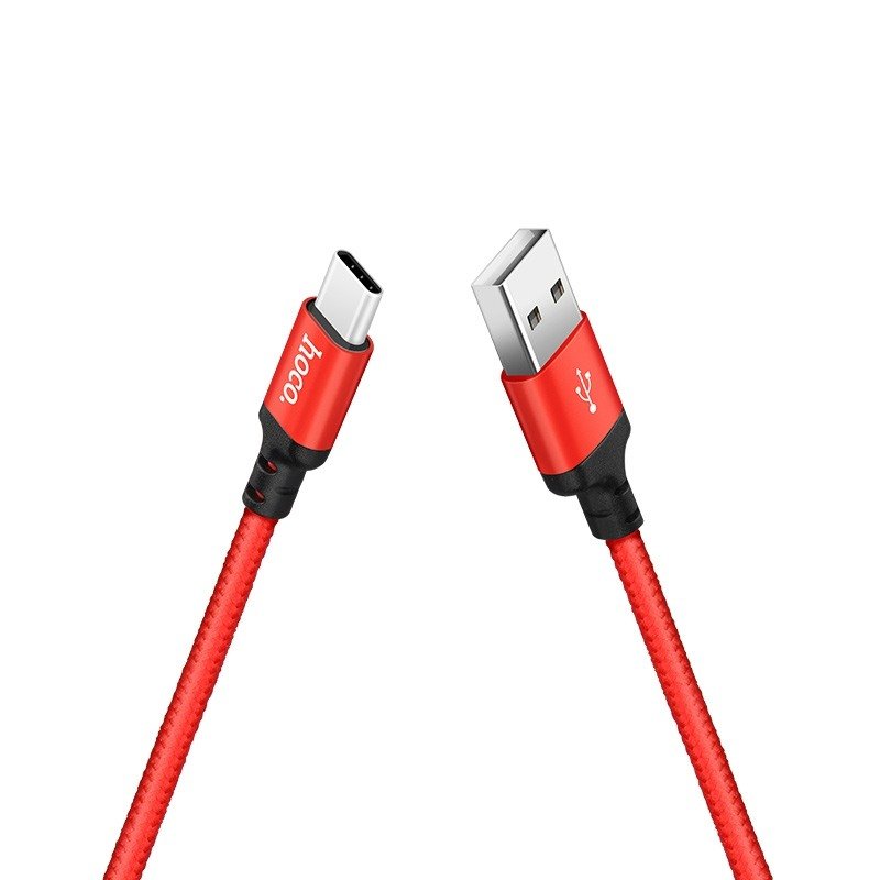 Hoco X14 Times Speed Fast Charging Type C USB Data Cable 2m - Black