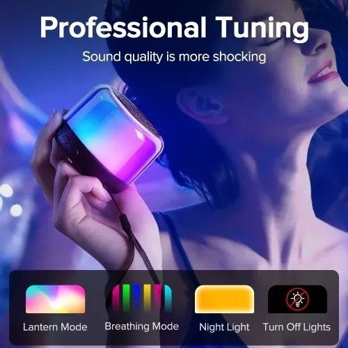 JOYROOM JR-ML03 Transparent RGB Bluetooth Wireless Speaker