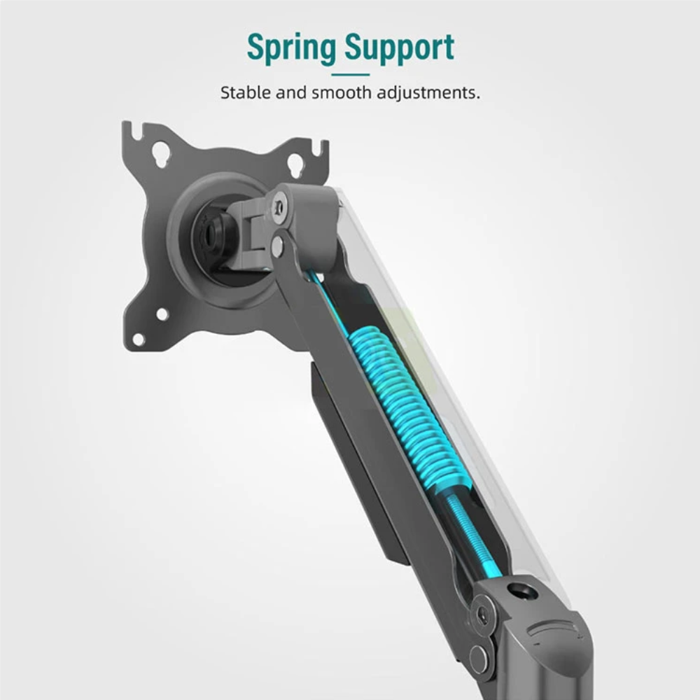 Kaloc DS120 Adjustable Single Monitor Arm