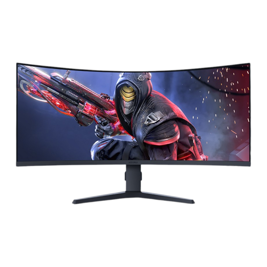 KOORUI 34E6UC WQHD 34-inch VA 180Hz Curved Gaming Monitor