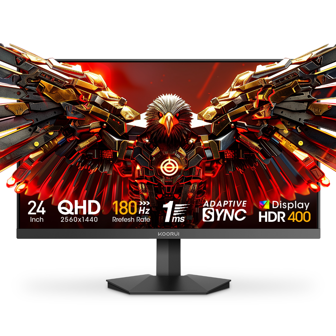 KOORUI G2421V QHD IPS 180Hz 24-inch Gaming Monitor