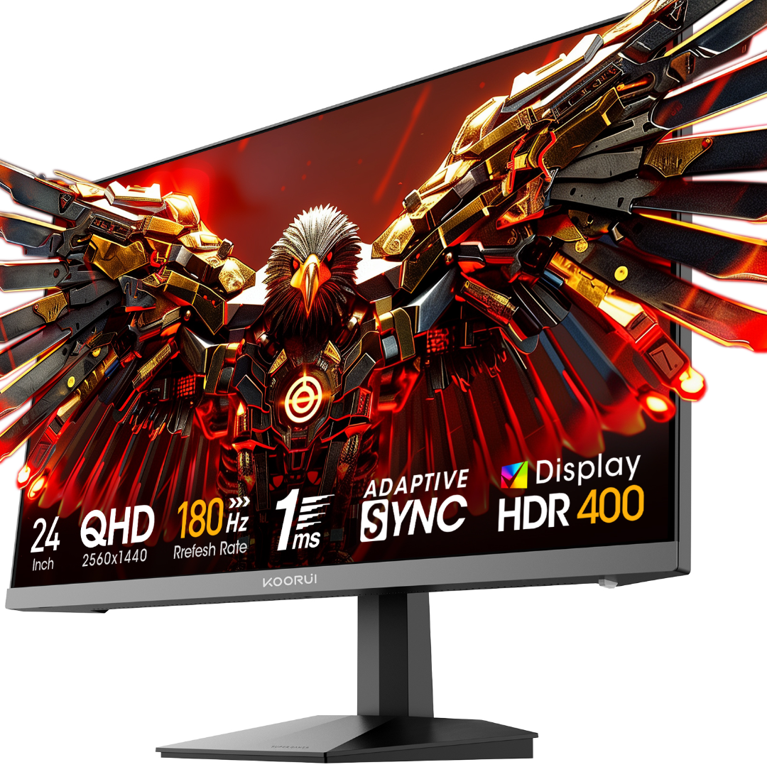 KOORUI G2421V QHD IPS 180Hz 24-inch Gaming Monitor