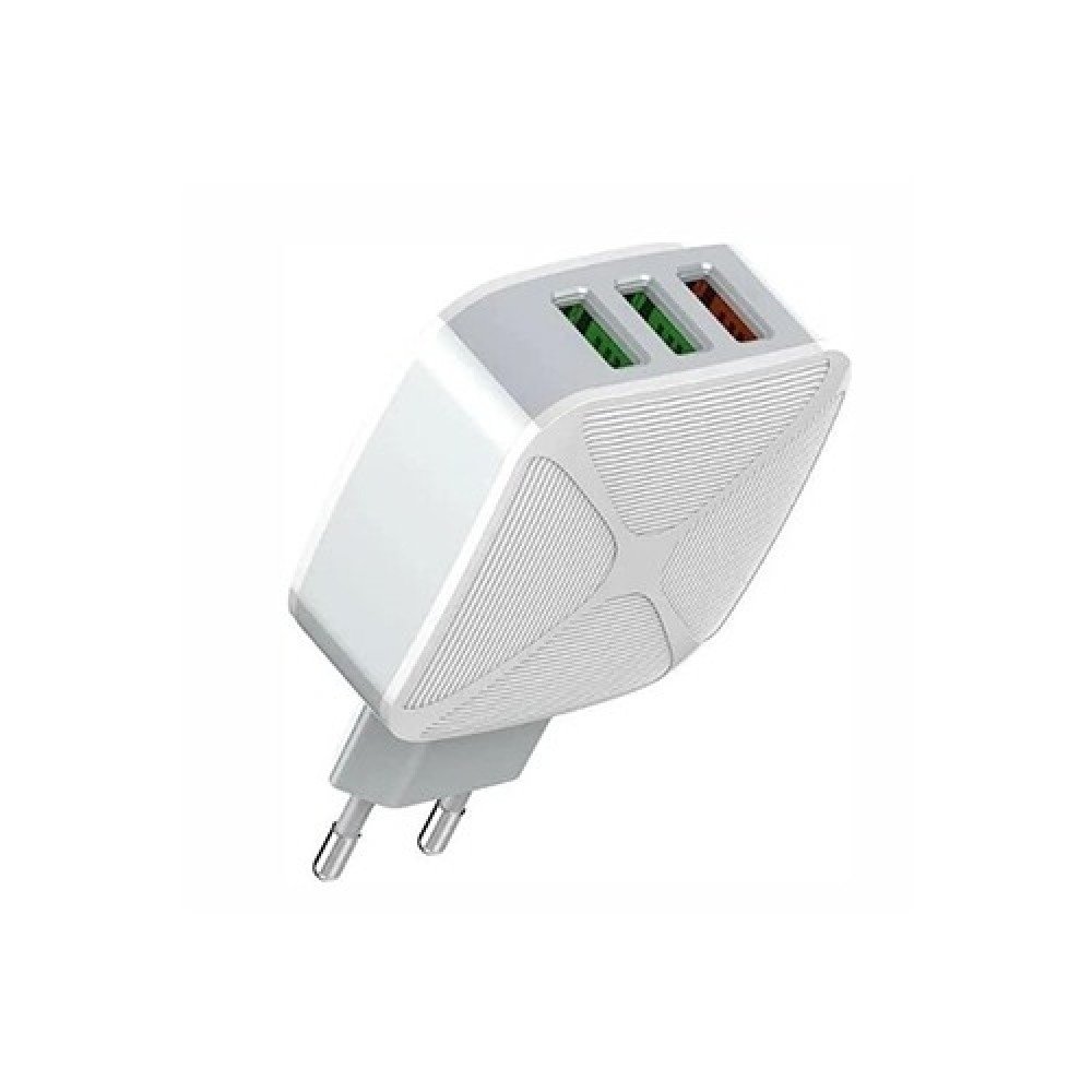 LDNIO A3310Q QC3.0 3-Port Wall Charger with Type-C Cable