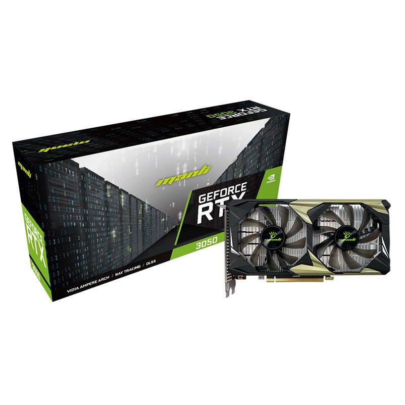 Manli GeForce RTX 3050 6GB Nebula Twin GDDR6 Graphics Card