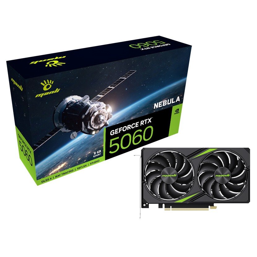 Manli Nebula GeForce RTX 5060 8GB GDDR7 Graphics Card