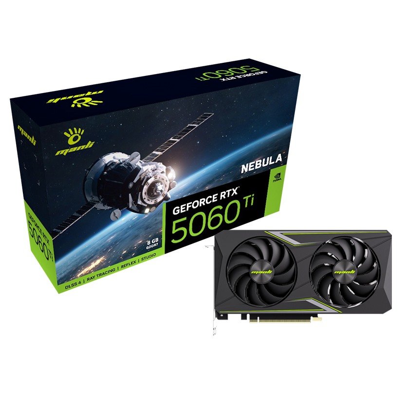 Manli Nebula GeForce RTX 5060 Ti 8GB GDDR7 Graphics Card