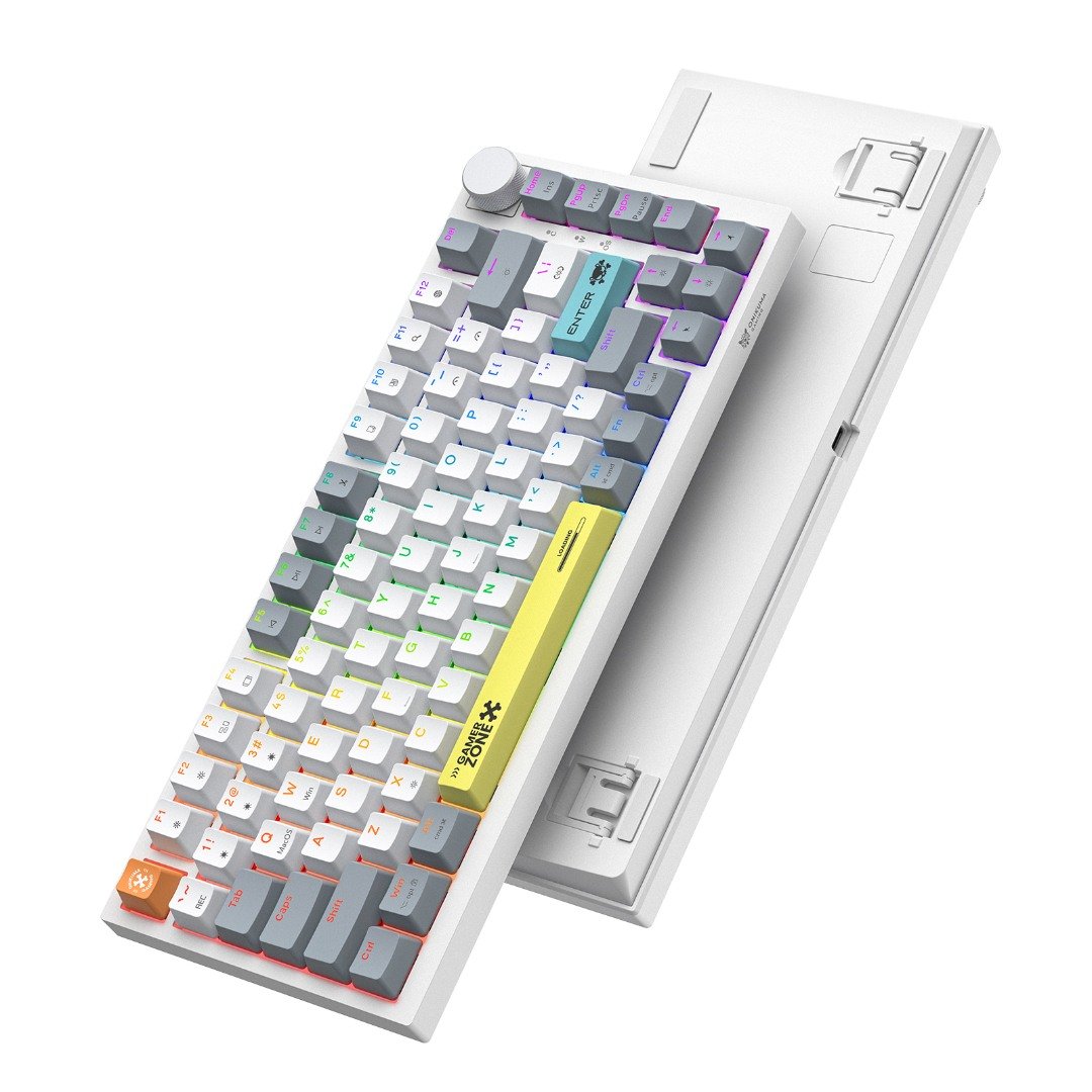 Onikuma G52 RGB Wired 82-key Gaming Mechanical Keyboard (Knob Edition)
