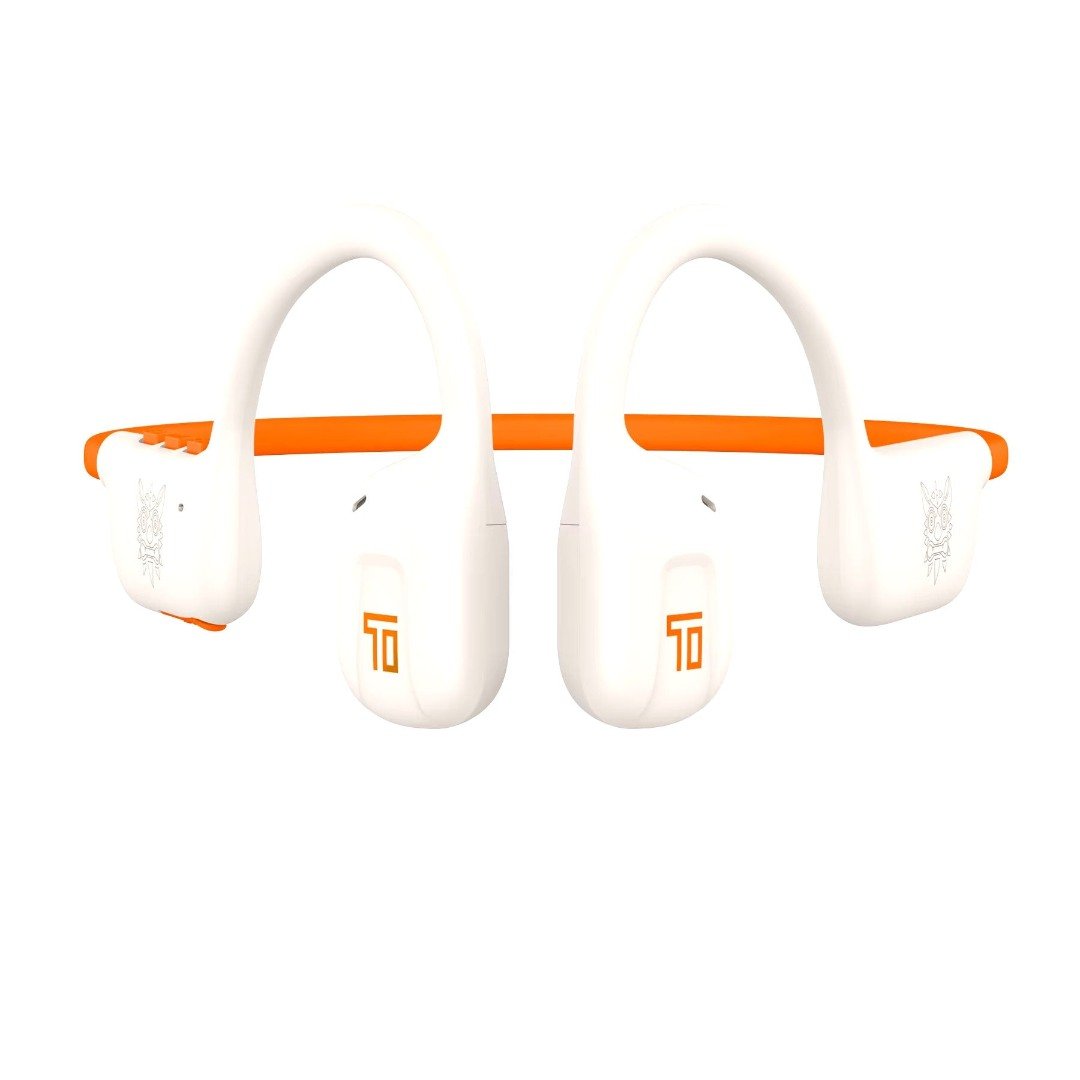 Onikuma T37 Wireless Earphone White Orange