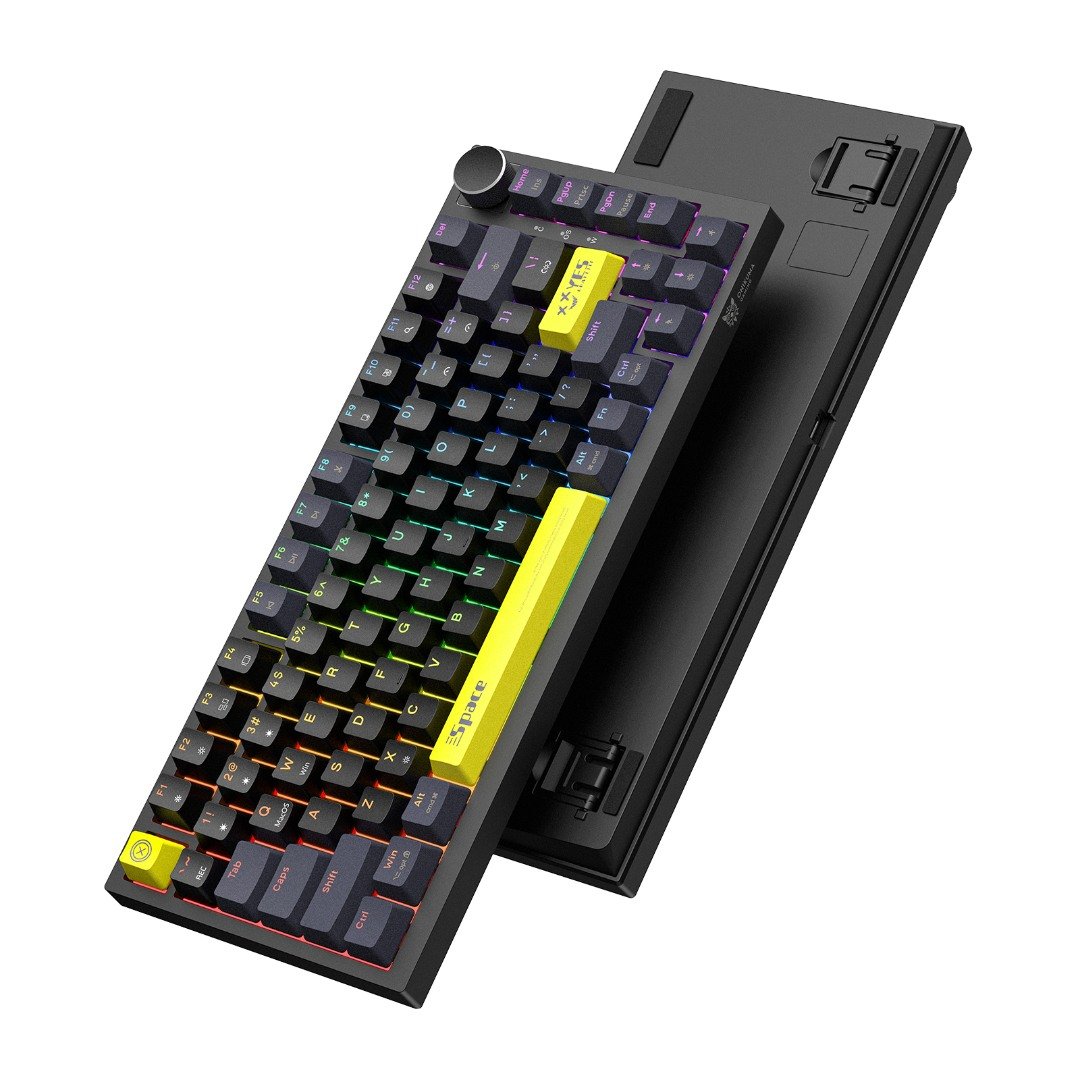 Onikuma G52 RGB Wired 82-key Gaming Mechanical Keyboard (Knob Edition)