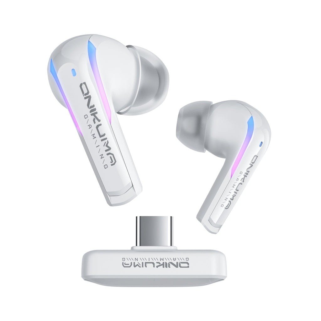 ONIKUMA T27 2.4G Wireless Gaming Earbuds with ENC Mic