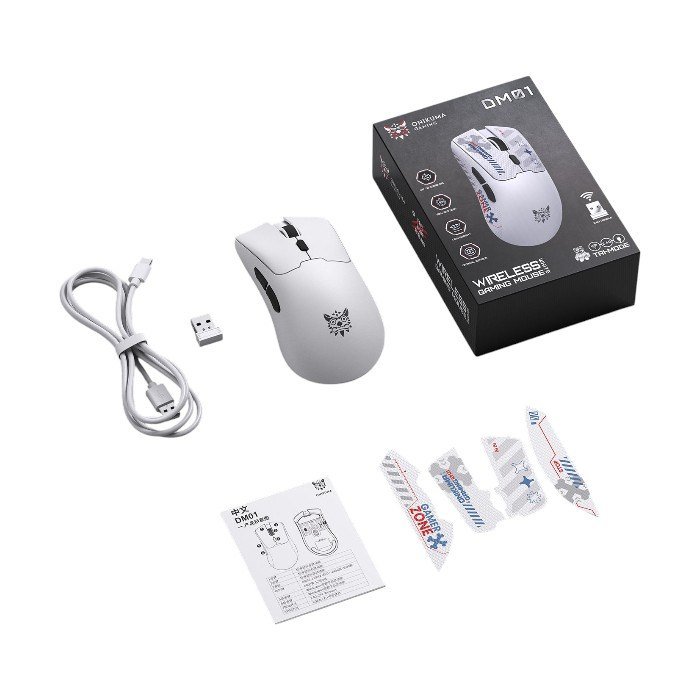 ONIKUMA DM01 Lightweight Low Latency DIY Custom Stickers Wireless Mouse
