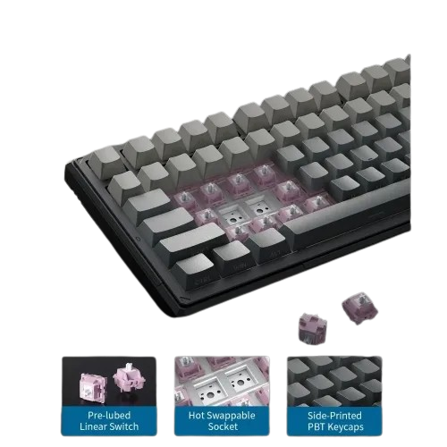 Onikuma G83 RGB Tri-Mode Wireless Mechanical Keyboard