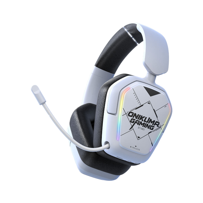 ONIKUMA GT883 4-MODE Long Battery Wireless Headphones (Black White)
