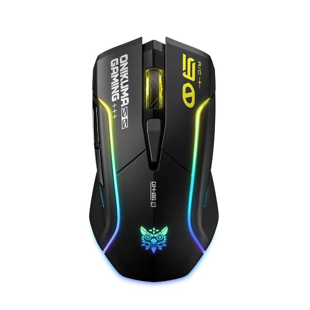 Onikuma DM06 Tri-Mode RGB Wireless Gaming Mouse (Black)