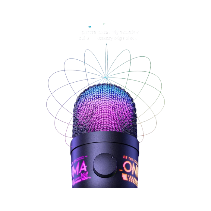 ONIKUMA M930 Studio RGB Microphone with smart monitoring system