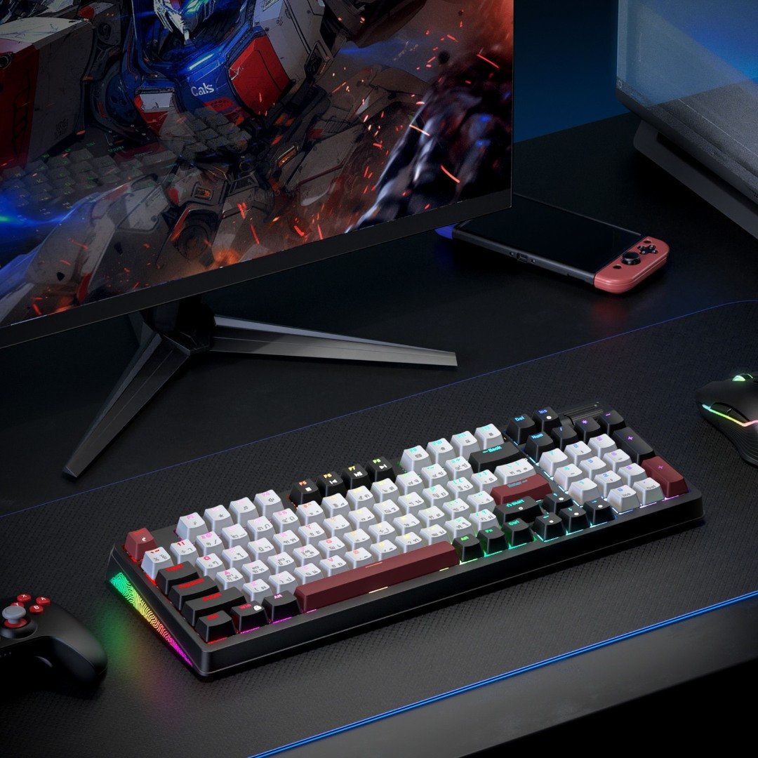 Onikuma G56 Tri-Mode Wireless Hot-swappable Mechanical Keyboard