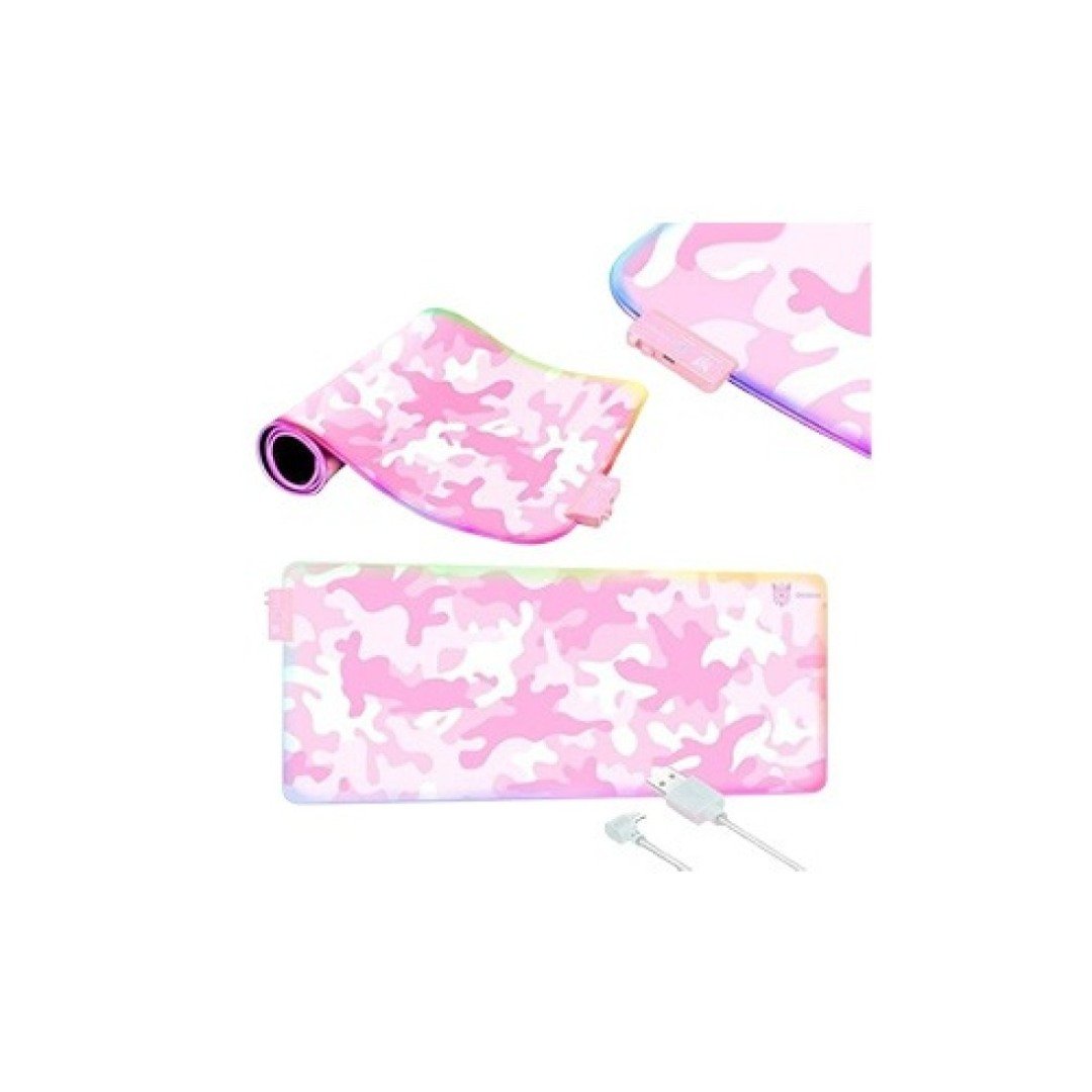 Onikuma MP005 RGB Gaming Mousepad Pink