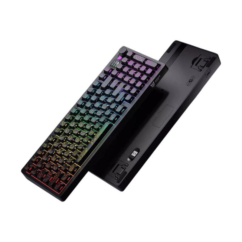 Onikuma MT902 Tri-Mode RGB Keyboard with Rotation Control