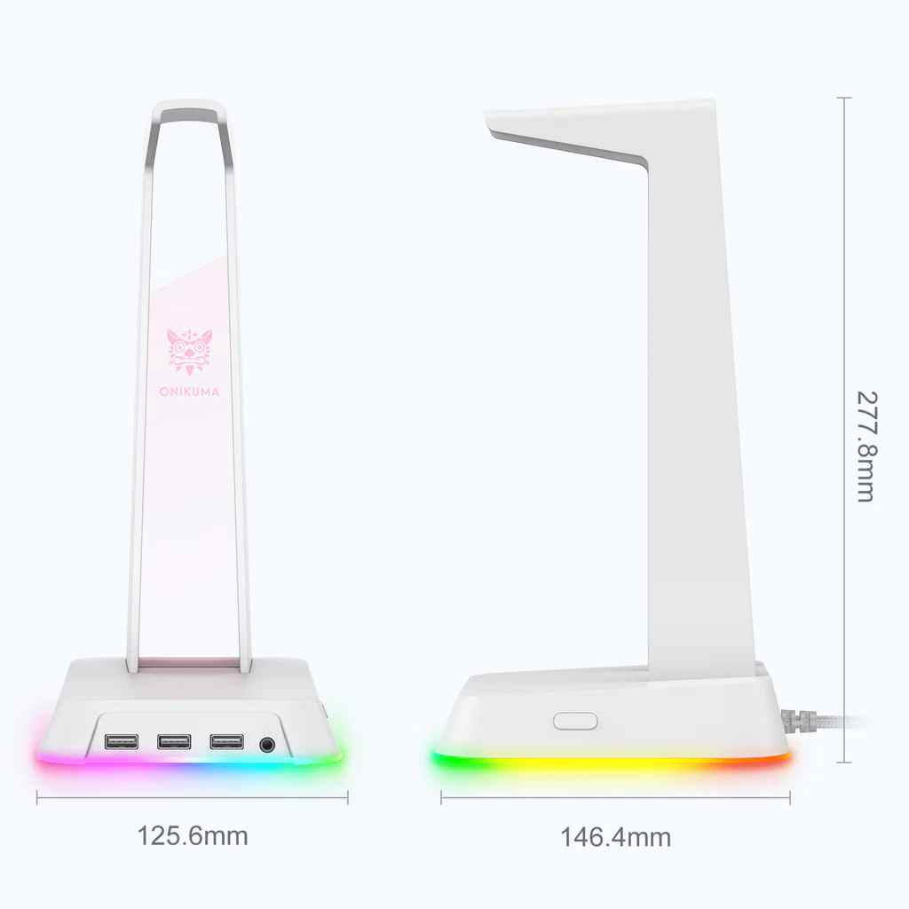 ONIKUMA ST-2 RGB Gaming Headphone Stand