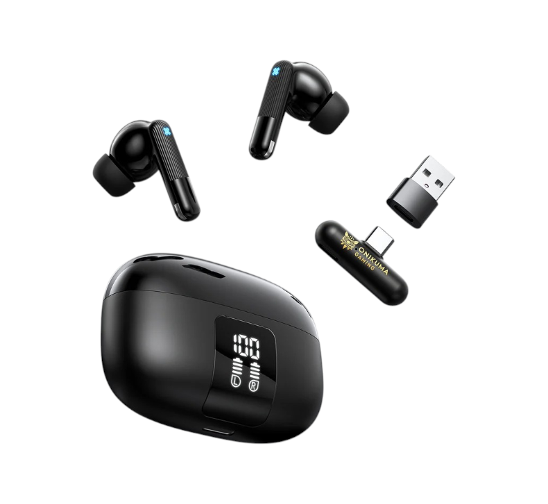 ONIKUMA TX612 Gaming Earbuds Low Latency with Hi-Fi Sound for PS5