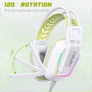 ONIKUMA X13 RGB Colorful Lighting Wired Gaming Headset with Microphone