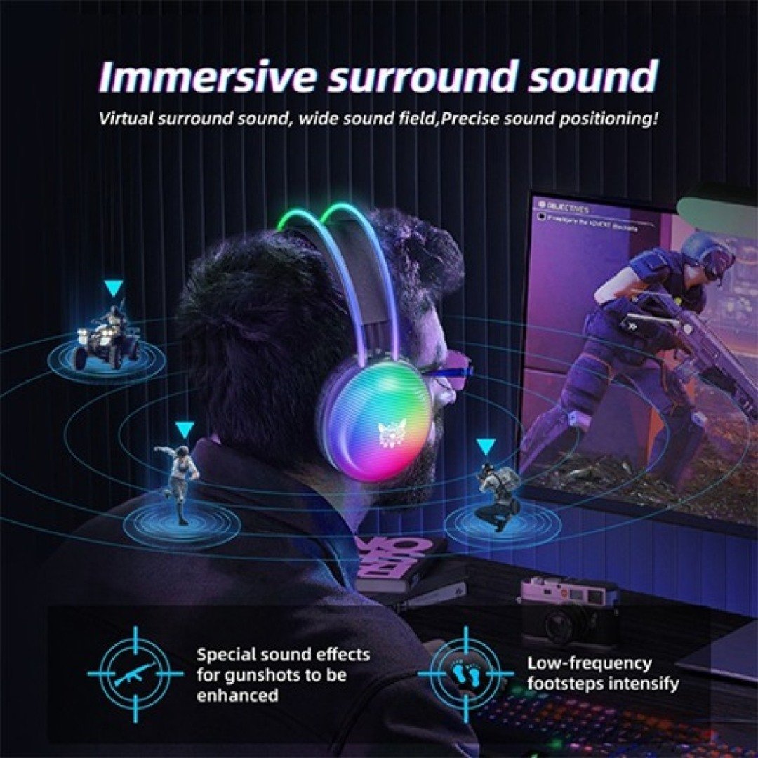Onikuma X29 RGB Wired Gaming Headphones