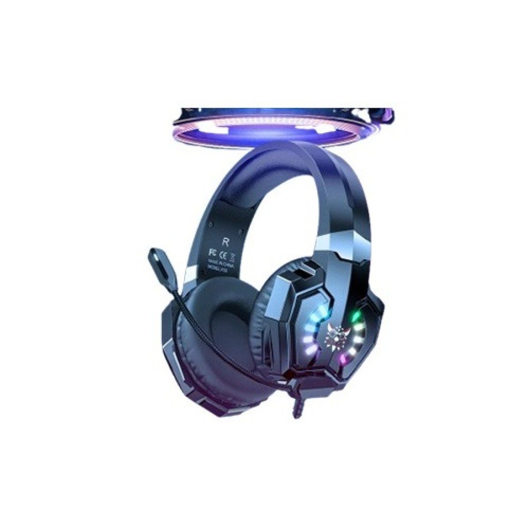 ONIKUMA X32 Wired Gaming RGB Headset with Flexible Mic