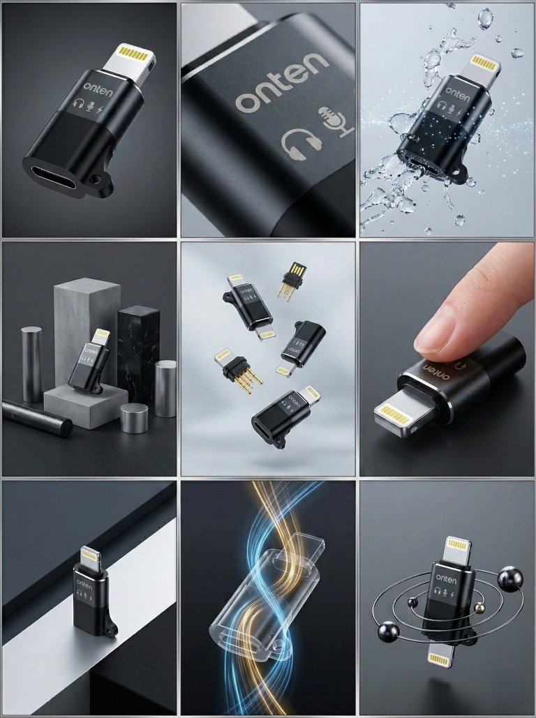 ONTEN (OTN-LT106) LIGHTNING MALE TO TYPE C FEMALE OTG MINI CONVERTER