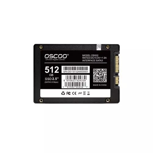 OSCOO SSD-001-BK 512GB SATA SSD (Black)