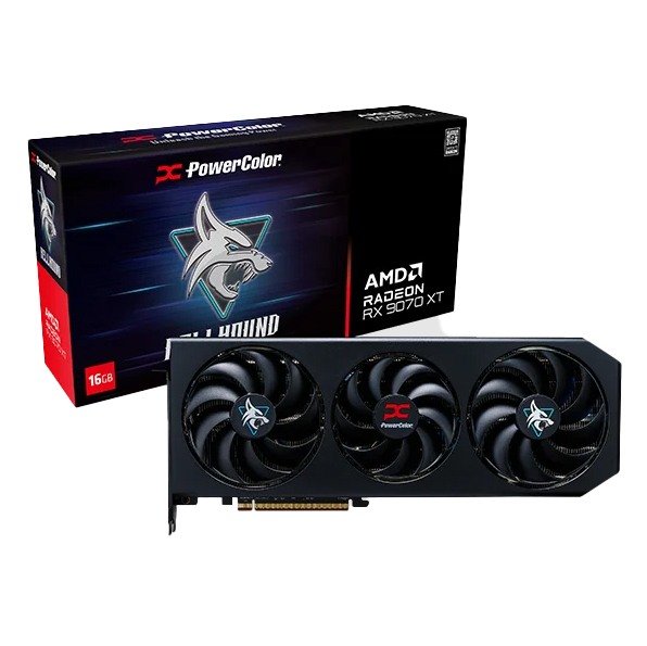 PowerColor Hellhound AMD Radeon™ RX 9070 XT OC 16GB GDDR6
