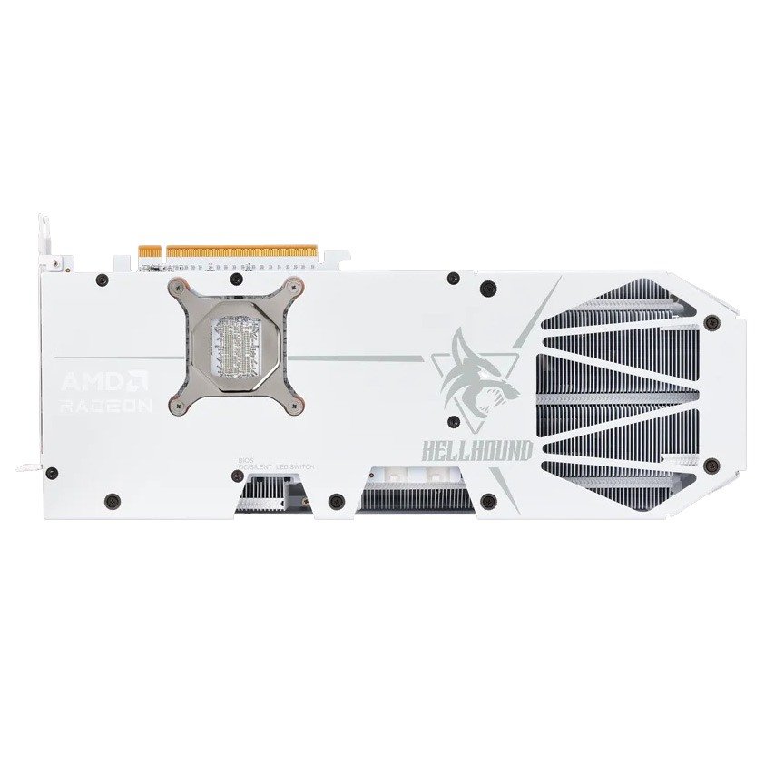 PowerColor Hellhound Spectral White AMD Radeon™ RX 9070 XT OC 16GB GDDR6