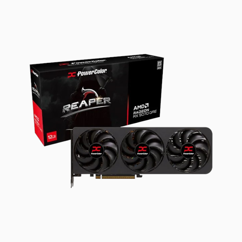 PowerColor Reaper AMD Radeon™ RX 9070 GRE 12GB GDDR6 Graphics Card