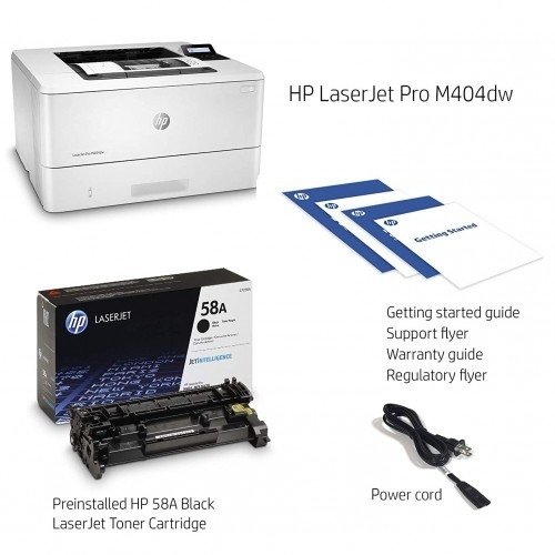 HP LaserJet Pro M404dw Single Function Mono Laser Printer