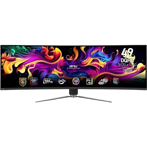 MSI MPG 491CQP QD-OLED 49" DQHD 144Hz Curved Gaming Monitor