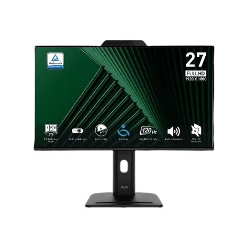 MSI PRO MP272PMG 27" 120Hz FHD Business Monitor With Built in Webcam