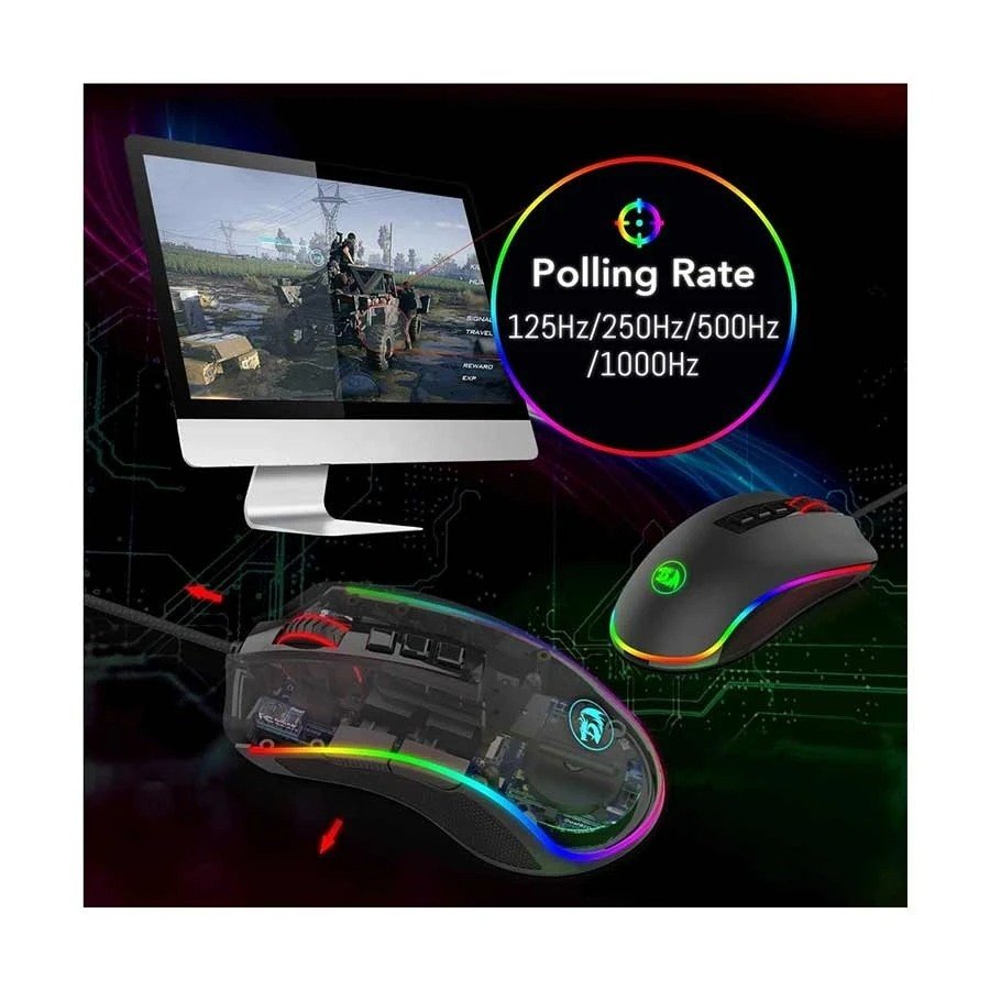 Redragon M711 COBRA Wired Black RGB Gaming Mouse