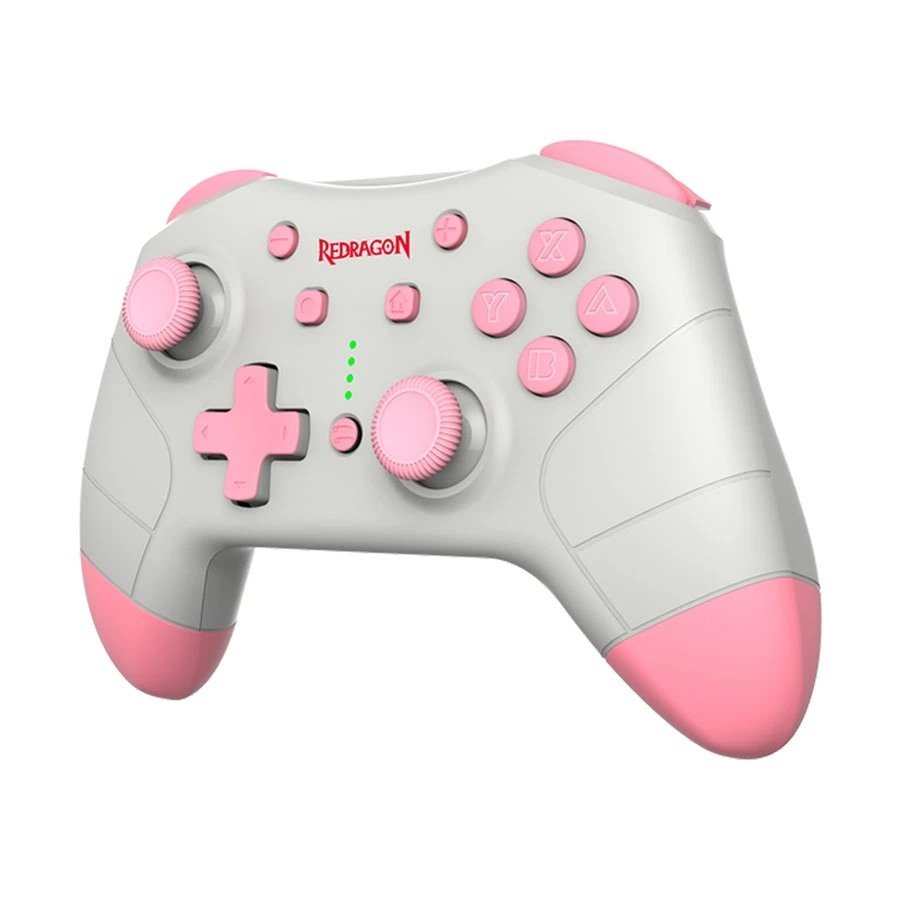 Redragon Pluto G815 Pink Dual Mode Vibration Game Pad